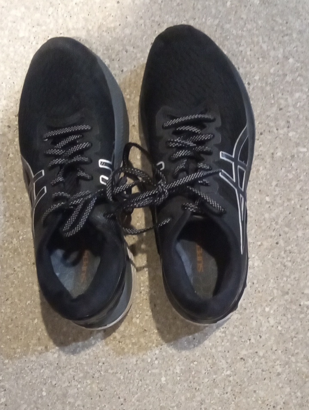 #805 "ASICS" Gel- Mayano Men's Black Athletic Running Shoes